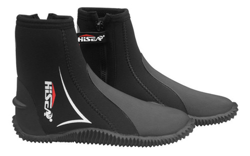 Botas Para Buceo Lateral Con Cremallera Para Mujer, 5 Mm, Ho