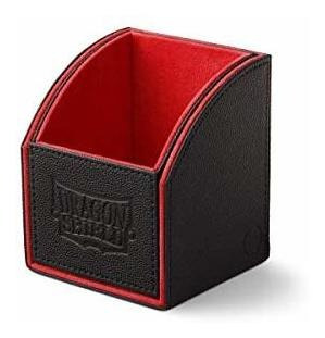 Protector Cartas Dragon Shield: Nest Deck Box - Negro Y Rojo