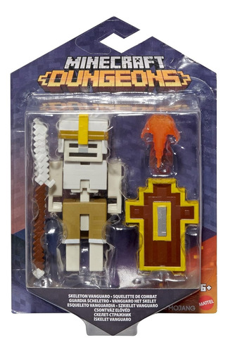 Mattel Minecraft Dungeons 3.25-in Figura De Batalla Coleccio