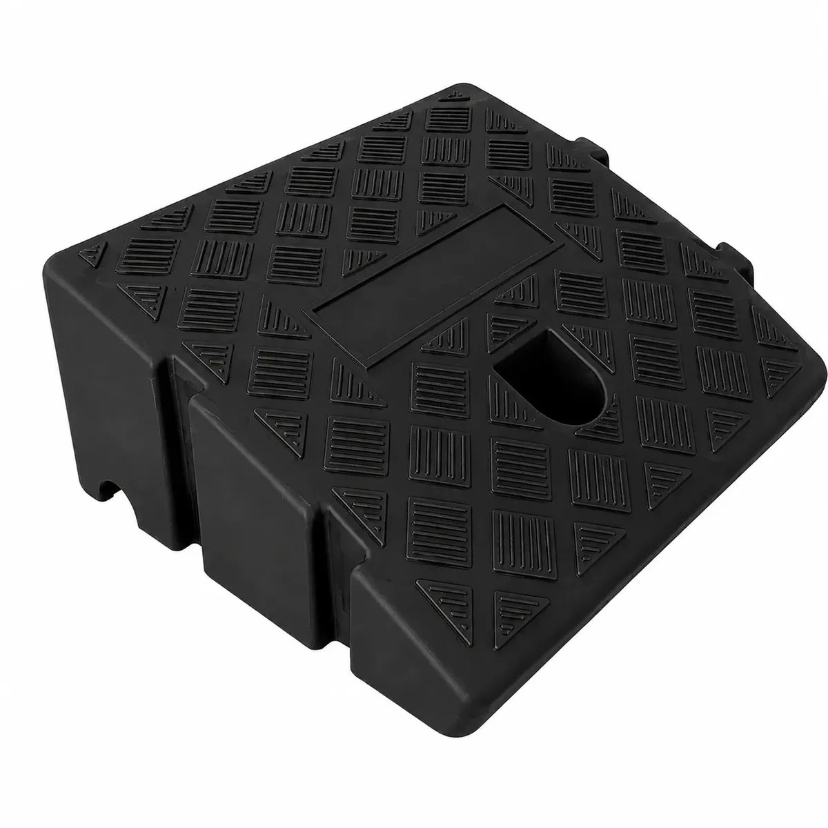 Rampa Portátil de PVC Antiderrapante para Acessibilidade e Meio-Fio