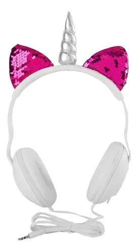 Auriculares Vincha Manos Libres Unicornio Niños Cable 1.5m