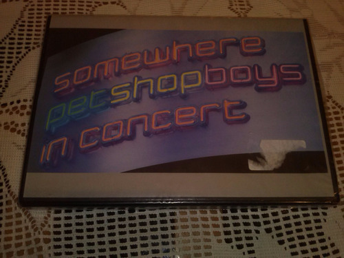 Dvd Pet Shop Boys - Somewhere In Concert