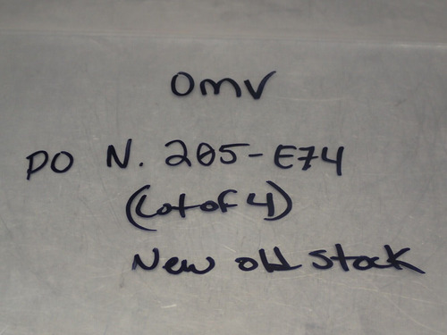 Dmv 205-e74 0090408000 Hight Temp. Anaconda Tube New Old Zza