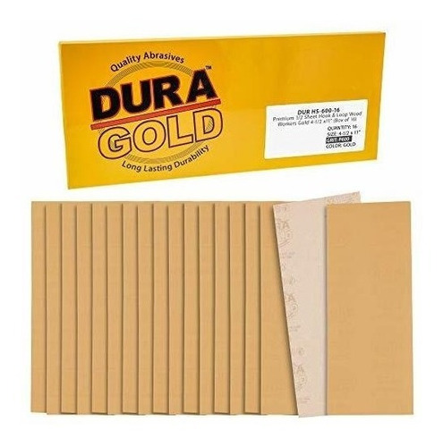 16 Lijas Dura-gold 11.4cm X 28cm Grano 600