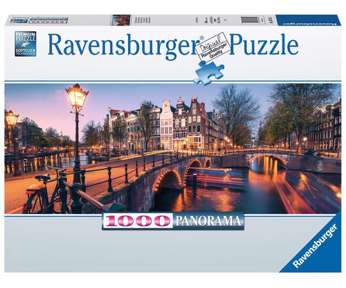 Amsterdam Atardecer Puzzle 1000 Pz Ravensburger 70x50cm