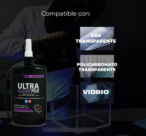 Imagen 4 de 6 de Caja De Ultracure® 705, Adhesivo Uv De Alta Viscosidad