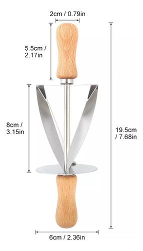 Masa Para Cortar Croissants De Acero Inoxidable