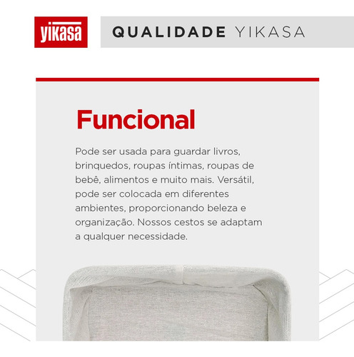 Kit Com 3 Organizadores De Bambu Yikasa