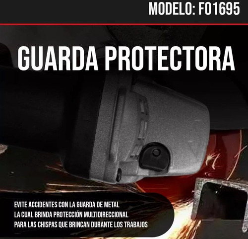Kit Taladro Y Amoladora Angular Con Accesorios Fo1695 Forema
