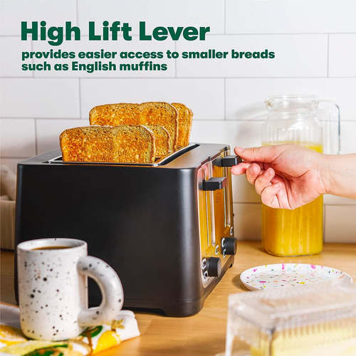 Bella 4 Slice Toaster With Auto Shut Off - Extra Wide Slo Ud