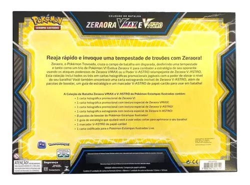 Coleção de Batalha Zeraora - Deoxys VMAX e V-ASTRO