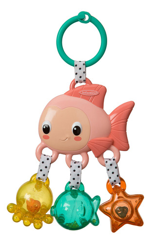 Infantino Sonajero De Peces Jingle Sea Charms Color Multi