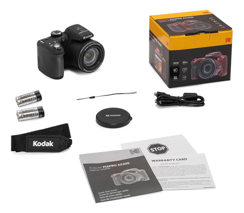 Kodak Pixpro Az405-bk 20mp Cámara Digital 40x Óptico Zoo...