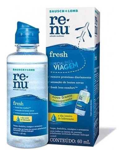 Renu Fresh 60 Ml - Solução Multiuso Viagem