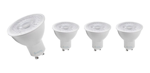 4 Ampolletas Led Gu10 5w 12v Dc Luz Cálida/fría - Sumatel