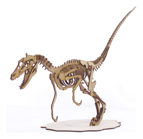 Velociraptor Rompecabezas 3d Dinosaurio Juguete Didactico 