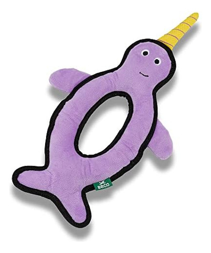 Juguete Para Perros Beco Purple Narwhal Para Masticar, Busca