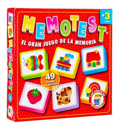 Educando Memotest Infantil Juego D Mesa  Don Rastrilo Full