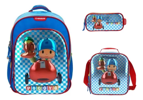 Mochila con Ruedas Chico Azul Chenson Pocoyo Kinder POKY para niño –  Chenson Mexico