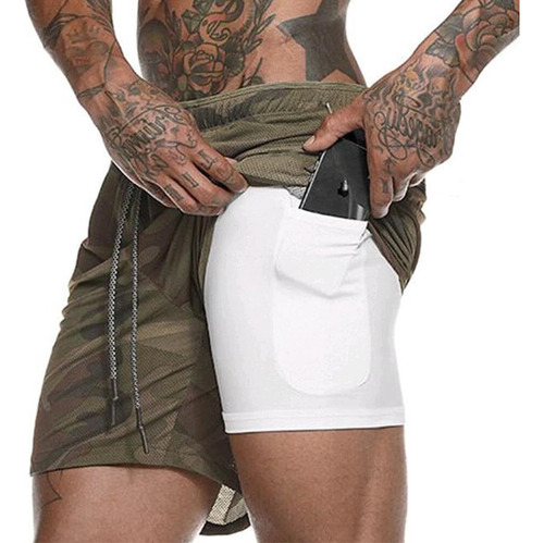 Pantalones Cortos Para Hombres Shorts Deportivos Secado