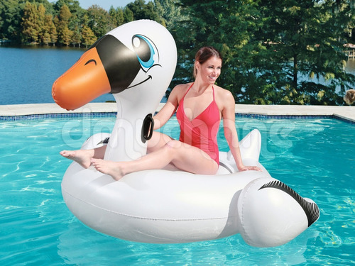 Cisne Inflable Para Pileta Bestway 201cm Planeta Juguete