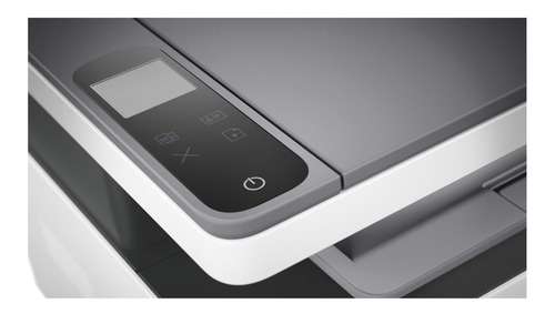Impresora HP Neverstop 1000A 110V/240V blanca y gris