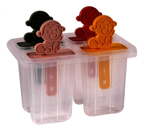 Moldes Para Helado Palitos X6 Infantil Verano Plastico