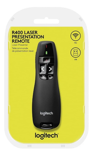 Imagen 4 de 10 de Presentador Laser Inalámbrico Logitech R400