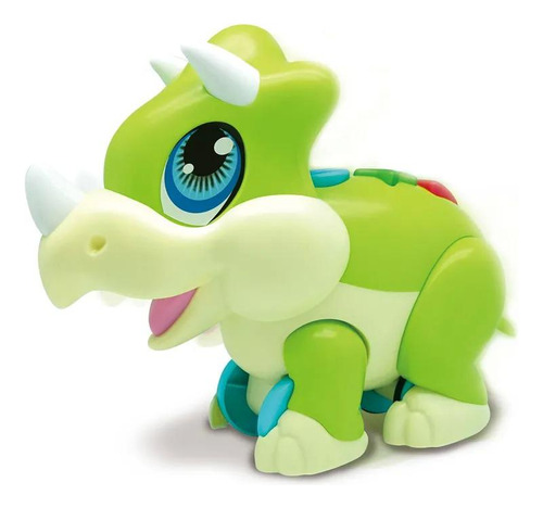 Brinquedo Junior Magasaur Tricerátopo Baby Musical Fun 84357