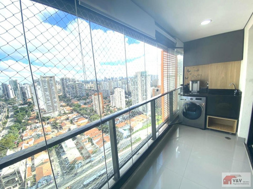 Imagem 3 de 15 de Apartamento Para Venda Em São Paulo, Campo Belo, 1 Dormitório, 1 Suíte, 1 Banheiro, 1 Vaga - Cabl1103_2-1181436