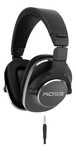 Koss Pro4s Audífonos Estudio Tamaño Completo, Negros Con Color Negro