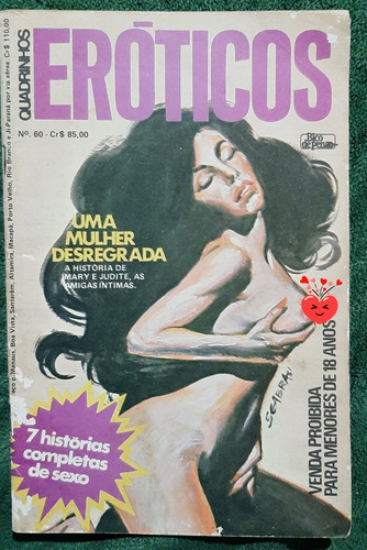 Quadrinhos Eróticos N°60 Editora Grafipar