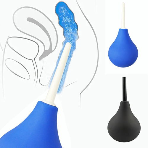 Enema Ducha Anal Portátil De Limpieza 220 Ml Azul.