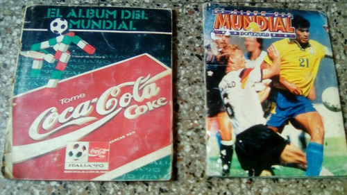 Antiguos Álbum Fútbol Italia 90 Y Usa 94 De Colección C/u