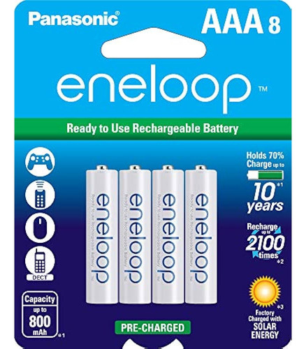 Baterias Recargables Aa Panasonic Eneloop 2100 Ni-mh Aaa
