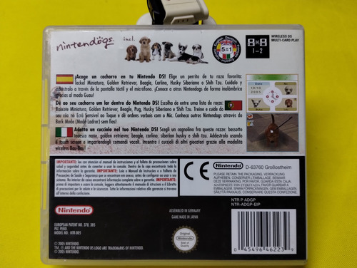 Nintendogs Dachshund And Friends Ds Nds 3ds 2ds (Usado)