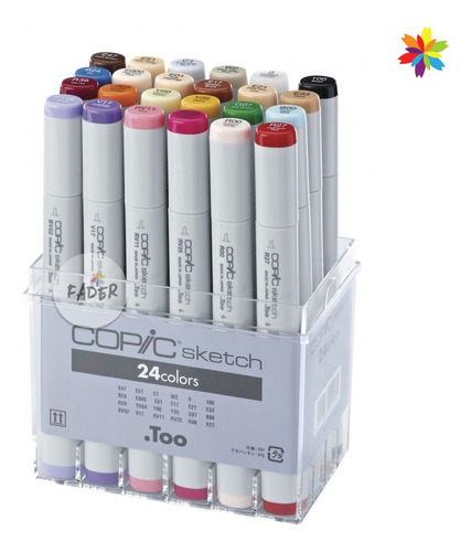 Copic Sketch Colores Set X24 Marcadores Rotuladores