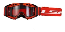 Comprar Antiparras Motocross Mx Ls2 Aura Lente Transparente Armazón Rojo Talle Único