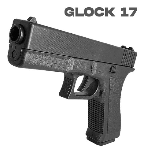 Imagen 4 de 10 de Combo Pistolas Airsoft Glock 17 Resorte Blanco Gel Balines