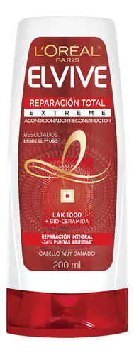 Acondicionador Reparación Total Extreme Elvive L'Oréal 200ml