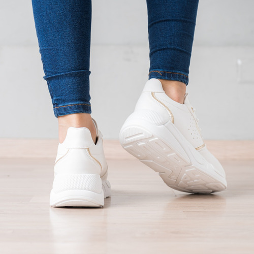 Zapatillas Bowbing - Nébula - Dorado