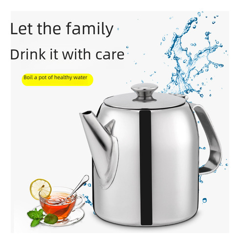 Tetera De Agua Fría De Acero Inoxidable De 70 Oz (2 Litros)