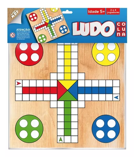 Pinos Em Madeira Jogo Tabuleiro De Ludo E 2 Dados Flash