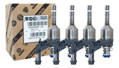 4 Bicos Injetores Toro Pulse Renegade Turbo 3cc 46338078