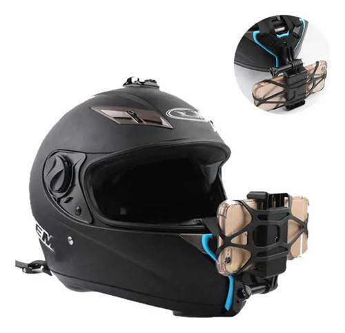 Soporte Base Menton Casco Moto Para Celular 