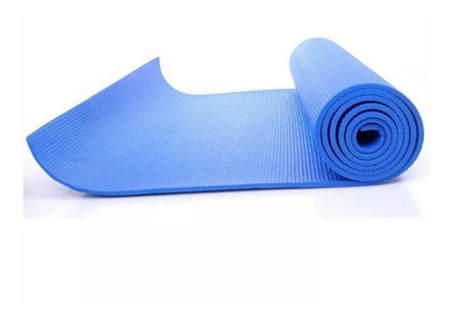 Cholchoneta Mat Yoga 5 Mm Gym Pvc - Color Azul
