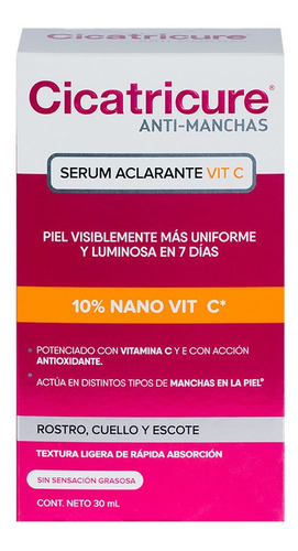 Cicatricure Aclarante Serum Con Vitamina C 30 Ml