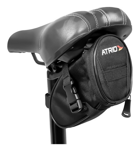 Bolsa De Selim Bicicleta Atrio Preta Bi093