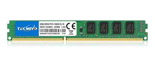 Memoria Ram Tecmiyo 8gb Ddr3-1333 Udimm Pc3-10600 1.5v Pc