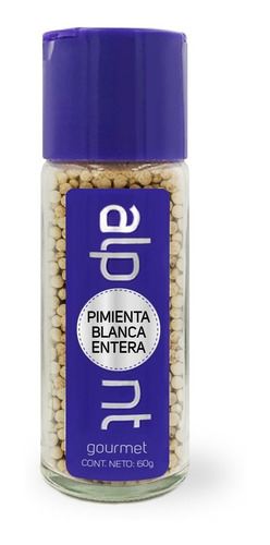 Pimienta Blanca Molida Especias Alpont Gourmet 60g